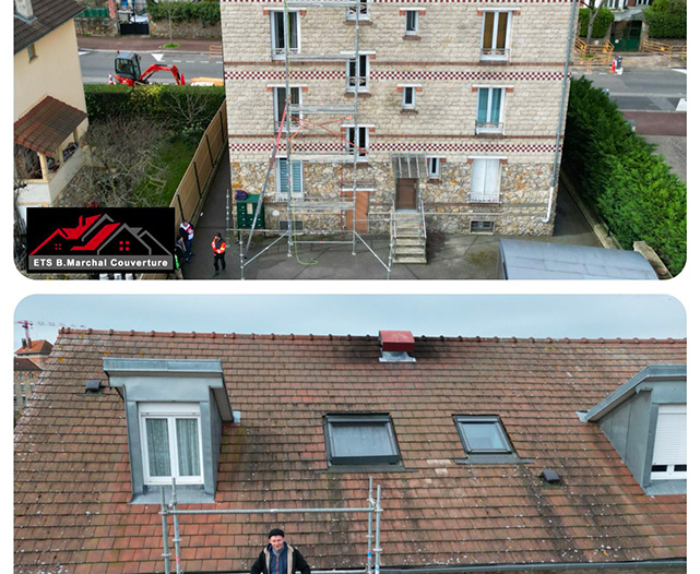 Réfection de toiture à Aigremont (78240) - ETS B.Marchal Couverture dans les Yvelines (78)