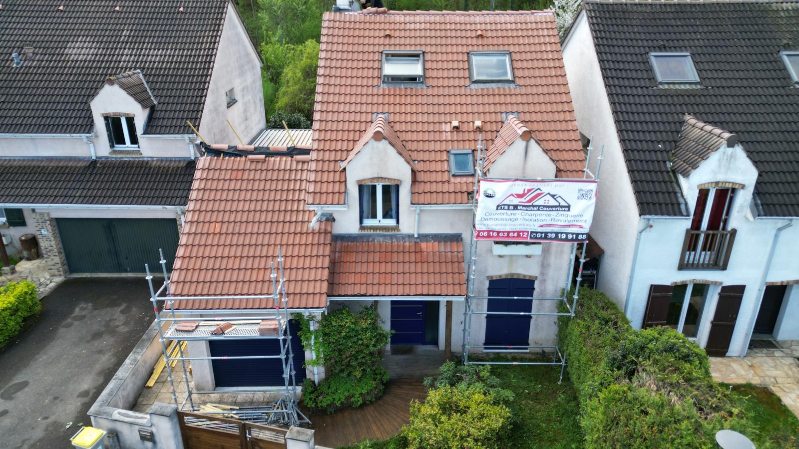 Travaux de façade et toiture à Aigremont (78240) dans les Yvelines (78)